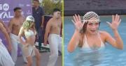 Video del piscinazo Viña 2026: Skar Labra lo dio todo, pero sufrió doloroso percance