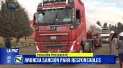 Presidente asegura sanciones por venta de combustible en mal estado