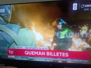 Ante el caos y descontrol, el BCB incinera los billetes desparramados en El Alto