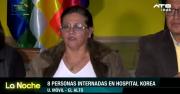 Ministra de Salud actualiza datos sobre personas afectadas por tragedia aérea