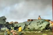 El Alto: se siniestra Avión Hércules, hay muertos, heridos, vehículos afectados y dinero derramado