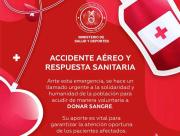 Ayuda a salvar vidas: dona sangre para las víctimas del accidente del avión Hércules