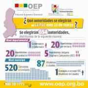 Elecciones Subnacionales 2026: La Paz elegirá cerca de 700 autoridades departamentales y municipales