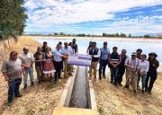 Inauguran tranque Santa Ana y se entregan simbólicamente cerca de $9 mil millones en bonificaciones de la Ley de Riego