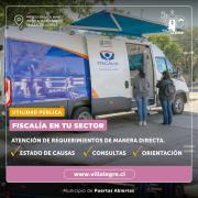Fiscalía Móvil Llega a Villa Alegre