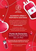 Ministerio de Salud convoca a donar sangre para heridos tras accidente aéreo en El Alto