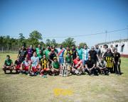 Ignacio Ruglio visitó el Penal de Libertad, vio fútbol y regaló camisetas de Peñarol