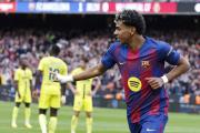 España: Barcelona goleó a Villarreal con tres de Yamal y lidera; jugaron Araujo y Mouriño