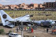 Sube a 22 la cifra de fallecidos por el accidente de un avión militar de carga en El Alto