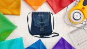 DIY de costura en casa: te enseño a coser una bandolera para niños usando unos jeans