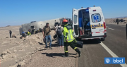 Bus volcó y dejó cerca de 30 lesionados en Pozo Almonte