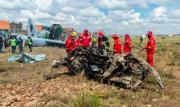 Encuentran la “caja negra” del avión militar siniestrado en El Alto y se someterá a pericia
