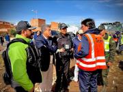 Obras Públicas se suma al trabajo para atender emergencia tras accidente aéreo militar