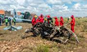 Encuentran la “caja negra” del avión militar siniestrado en El Alto y se someterá a pericia