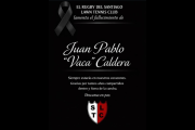 Dolor en el Santiago Lawn Tennis Club por el fallecimiento de Juan Pablo “Vaca” Caldera