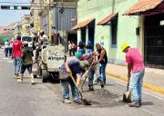Alcaldía supervisó trabajos de mantenimiento vial