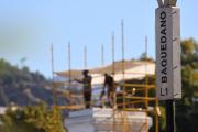 [Fotos] Inician trabajos en Plaza Italia por retorno de estatua de Baquedano