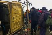 Accidente fatal: Mueren cinco dirigentes de una comunidad paceña al volcarse una camioneta