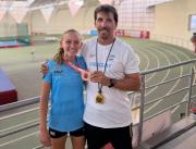 Atletismo: Antonella Bonomi, de 17 años, fue bronce en 1500 metros del Sudamericano Indoor