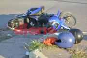 Choque frontal en Villa Balnearia: un motociclista está grave y pelea por su vida