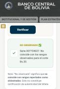 BCB habilita verificador de billetes de la serie B para consultar su validez