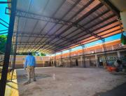 Tartagal: finalizó el montaje del tinglado en la escuela Cacique Cambaí