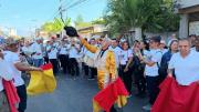 Santa Cruz de Aragua celebró 106 años del Toro de Colores ‎
