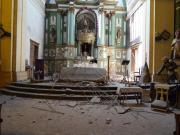 Colapsa techo de iglesia San Lázaro diez minutos antes de misa en el Rímac (VIDEOS)