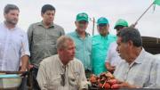 Branko se reúne con pequeños productores en San Pedro y lamenta abandono en defensivos