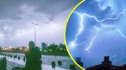 Incluye la RM: Meteorología actualiza aviso por probables tormentas eléctricas en ocho regiones