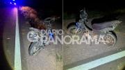 Una joven murió y un motociclista quedó grave al ser chocados por una camioneta que huyó