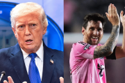 Messi y una extraña reunión con Donald Trump: primera vez