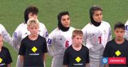 Selección femenina de Irán guarda silencio durante himno en debut en Copa Asiática ante Corea del Sur