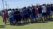 Se filtró el video del apriete de la barra de Godoy Cruz al plantel: “No queremos cagones acá”