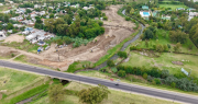 Arrancaron las obras para la nueva bajada de la Autopista La Plata-Buenos Aires en City Bell