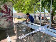 Progresan las Obras de futura Plaza Integradora en Mercedes