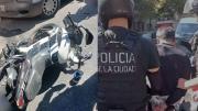 Persecución y choque: dos motochorros colombianos detenidos tras un raid entre Colegiales y Villa Crespo