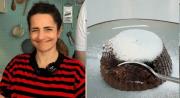 Sin horno y en cinco minuto: el volcán de chocolate de Paulina Cocina