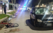 Una ciclista lucha por su vida tras ser atropellada en La Plata