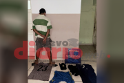 Allanamiento en Bº Tradición: apresan a Kikila y secuestran prendas de vestir
