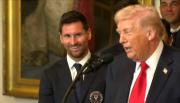 Donald Trump recibió a Lionel Messi en la Casa Blanca: Es mejor que Pelé