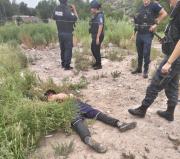 Robo en la playa UCIM, persecución y un detenido armado con un cuchillo