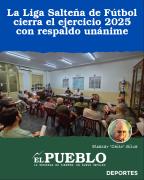 La Liga Salteña de Fútbol cierra el ejercicio 2025 con respaldo unánime ‣ Eleazar José Silva