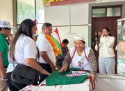 Comerciantes del mercado San Martín respaldan a Gustavo Carvajal como alternativa de cambio para Tarija