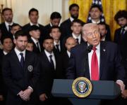 Messi aparece con Donald Trump un año después de rechazar la invitación de Biden