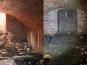 Caminaba por campo de golf y encontró un tesoro subterráneo oculto: una bodega de vino de más de un siglo