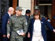 Bullrich reveló como Nahuel Gallo se enteró que volvía en una avión de la AFA