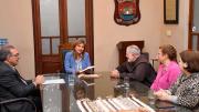 La intendente Fuentes mantuvo un encuentro con autoridades del Convento de San Francisco