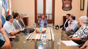 La intendente Fuentes se reunió con empresarios del transporte