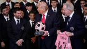 Lionel Messi fue recibido por Donald Trump en la Casa Blanca: Mi hijo es fan tuyo y de Cristiano Ronaldo